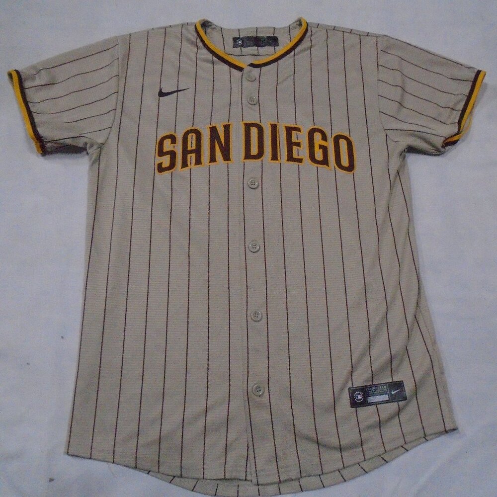San Diego Padres MLB Manny Machado Nike Youth Baseball Jersey Size Large 14/16